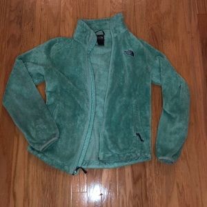 Mint green The North Face osito jacket